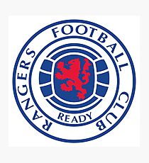 Glasgow Rangers Retro Photographic Print