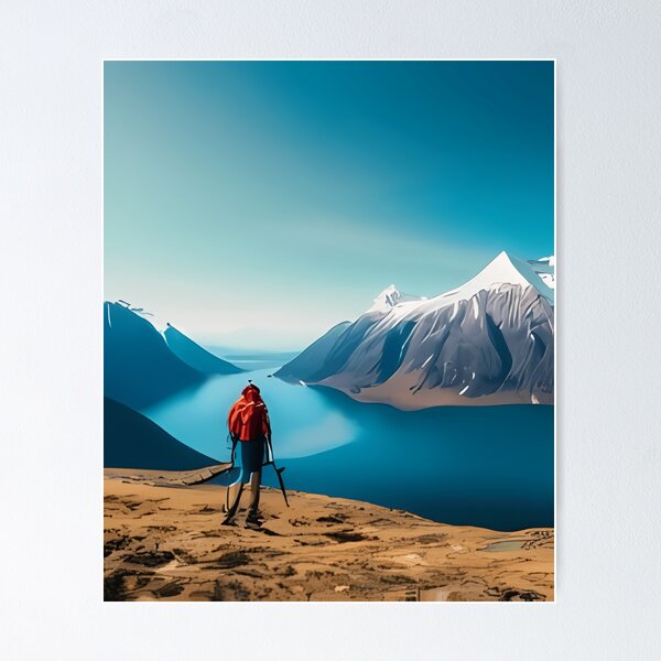 Item preview, The Ultimate Guide to Backpacking in the Swiss Alps designed and sold by ArtUnlockedShe.