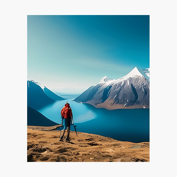 Item preview, The Ultimate Guide to Backpacking in the Swiss Alps designed and sold by ArtUnlockedShe.