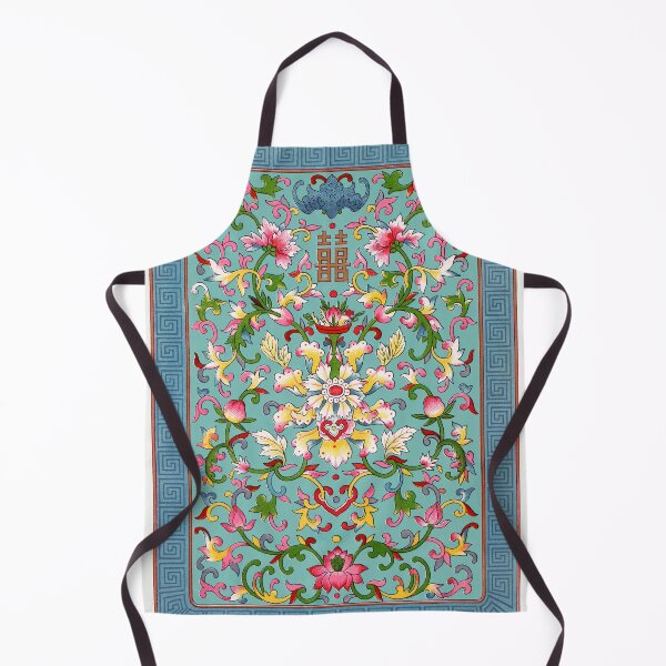 Item preview, Vintage Art Nouveau Blue Floral Design designed and sold by FutureIsRetro.