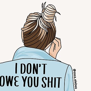 Artwork thumbnail, I don't owe you by Sasa Elebea by elebea
