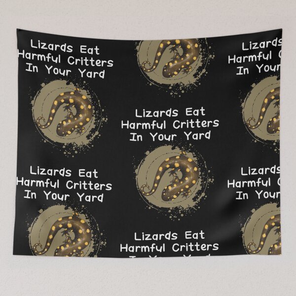 Item preview, Lizards Eat Harmful Critters In Your Yard Design designed and sold by EarthArtDesigns.
