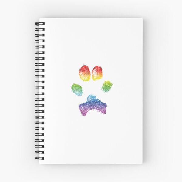 Item preview, Husky Paw Print Rainbow designed and sold by TFeldDesign.
