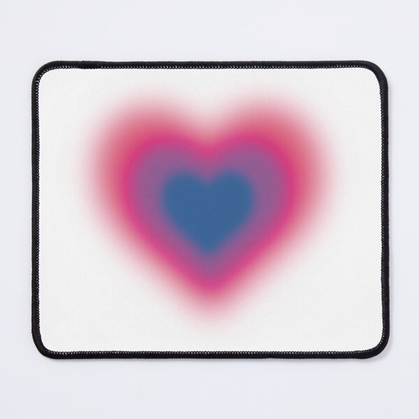 Item preview, Bisexual blurry heart designed and sold by Florvolcanica.