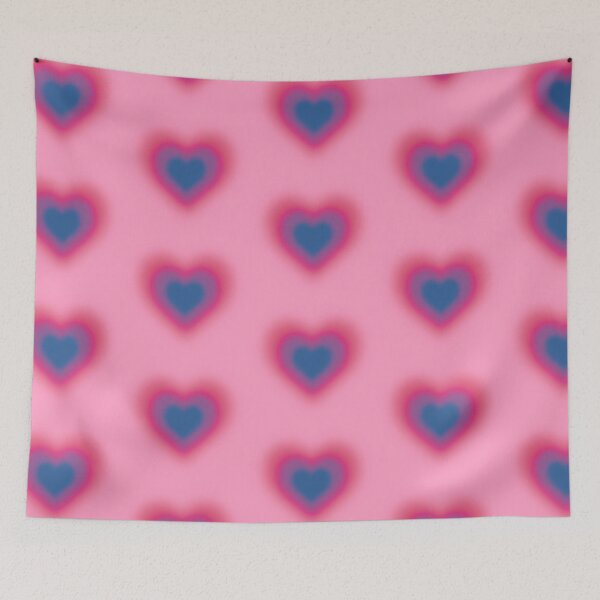 Item preview, Bisexual blurry heart designed and sold by Florvolcanica.