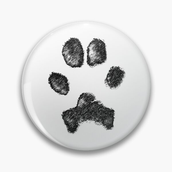 Item preview, Husky Paw Print Black designed and sold by TFeldDesign.