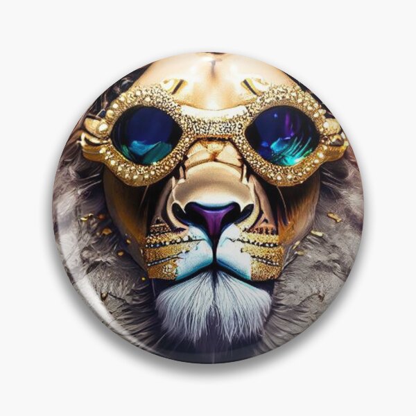Item preview, glittered cool lion designed and sold by bhanu03.