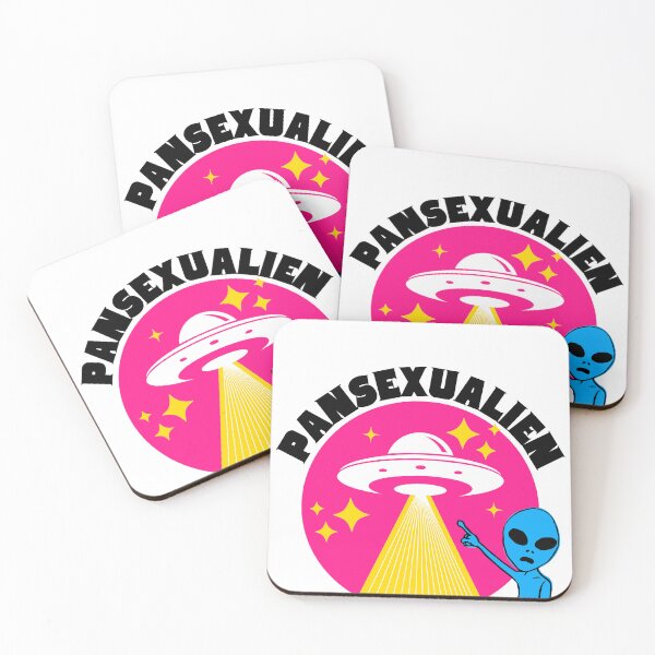 Item preview, Pansexualien Pansexual Alien UFO Spaceship designed and sold by ontrendshirts.