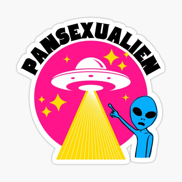 Pansexual Panromantic Pan Sticker - Non Binary Uno Reverse Card