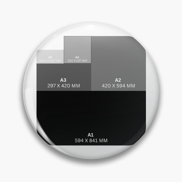 Item preview, Paper Sizes A1, A2, A3, A4, A5 - Architect Gift designed and sold by SLGA-Designs.