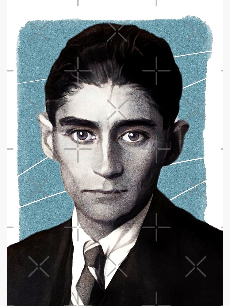 Franz Kafka Portrait Poster Print by Standard Designs