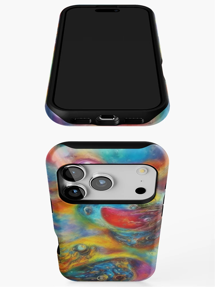 Thumbnail 3 of 4, iPhone Case, Abstract Colorful Design designed and sold by Rell1970.