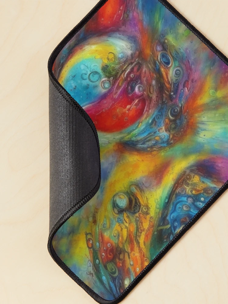 Thumbnail 2 of 5, Mouse Pad, Abstract Colorful Design designed and sold by Rell1970.
