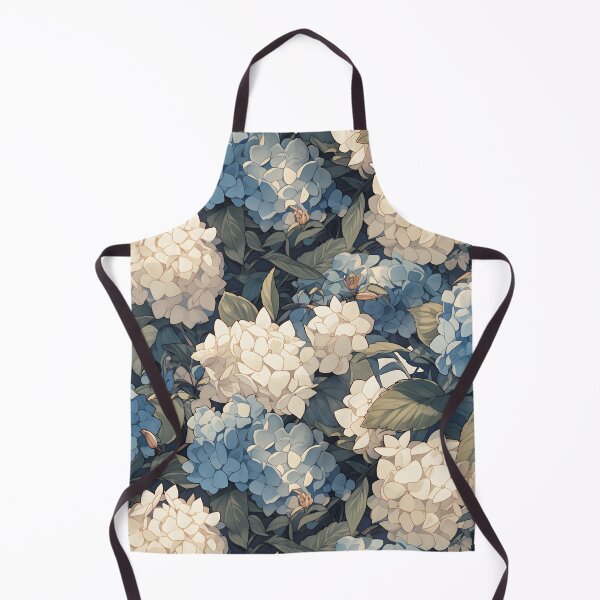 Item preview, Hydrangea floral pattern designed and sold by SkyPouikPouik.