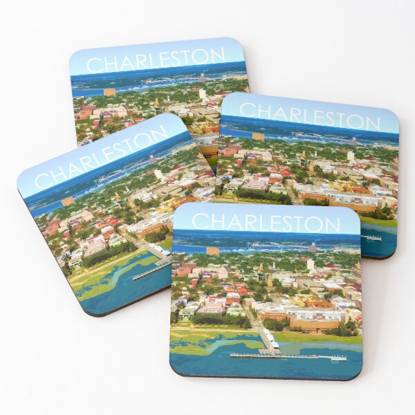 Item preview, Charleston, South Carolina, USA, Print designed and sold by summattodraw.