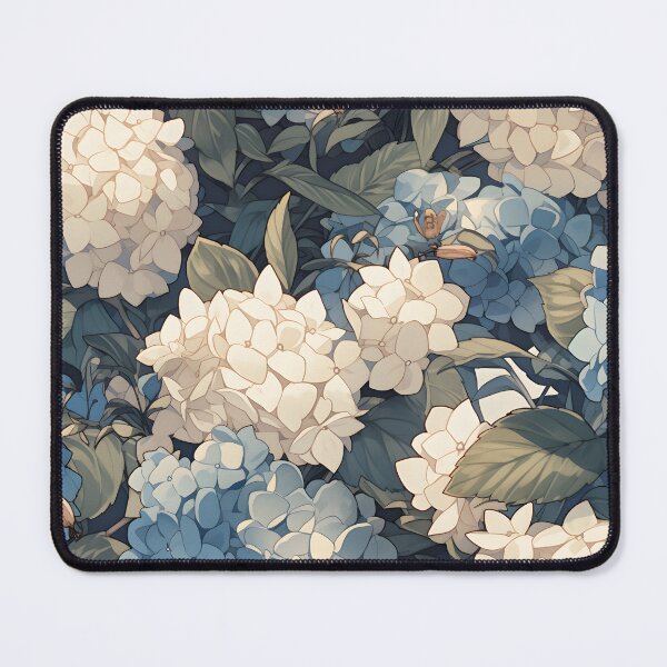 Item preview, Hydrangea floral pattern designed and sold by SkyPouikPouik.