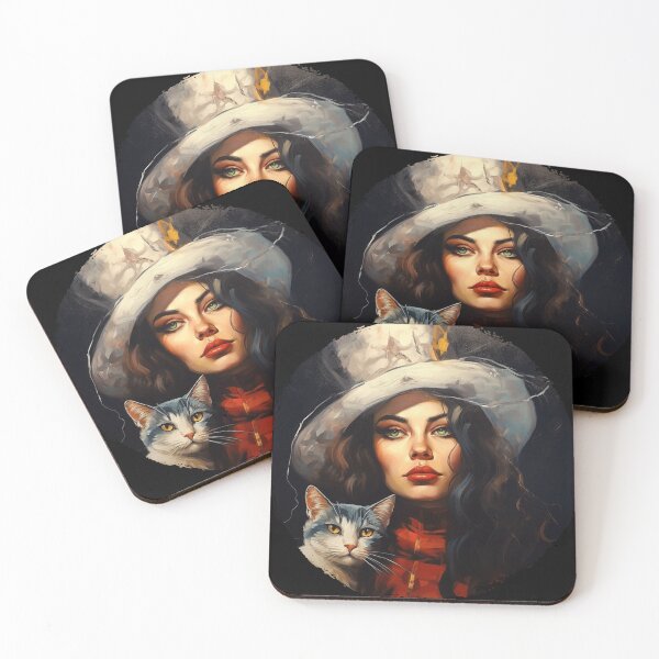 Item preview, Crazy Cat Lady Oil Paiting designed and sold by bellabitis.