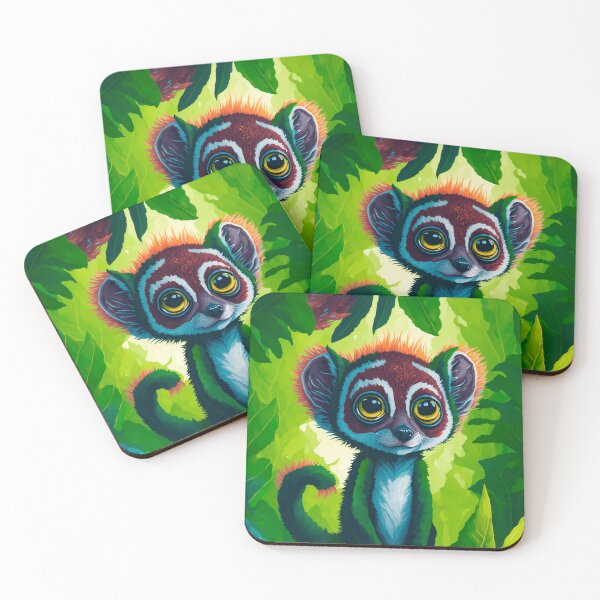 Item preview, Cute Baby Lemur In The Jungle designed and sold by Yoselin Moran.
