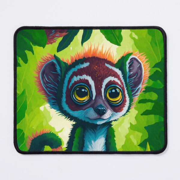 Item preview, Cute Baby Lemur In The Jungle designed and sold by Yoselin Moran.