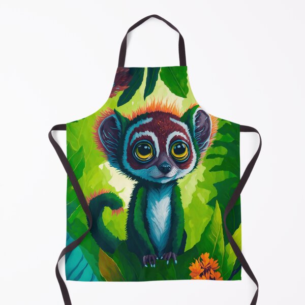 Item preview, Cute Baby Lemur In The Jungle designed and sold by Yoselin Moran.