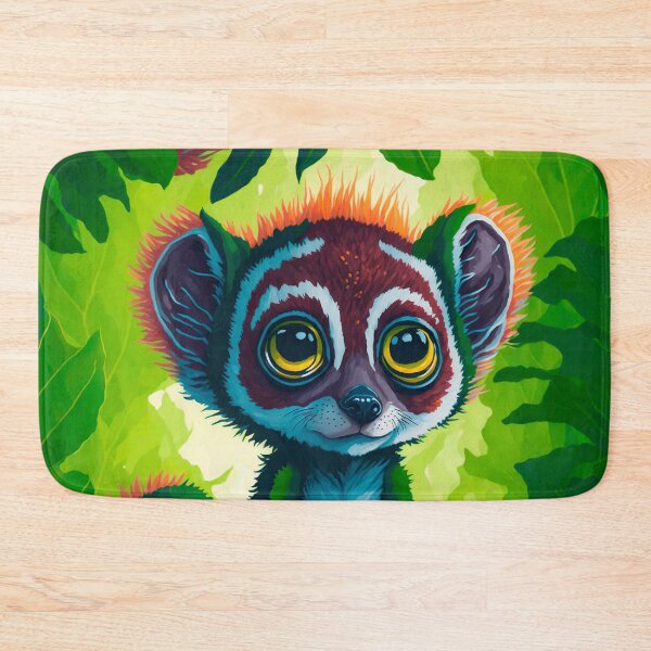 Item preview, Cute Baby Lemur In The Jungle designed and sold by Yoselin Moran.