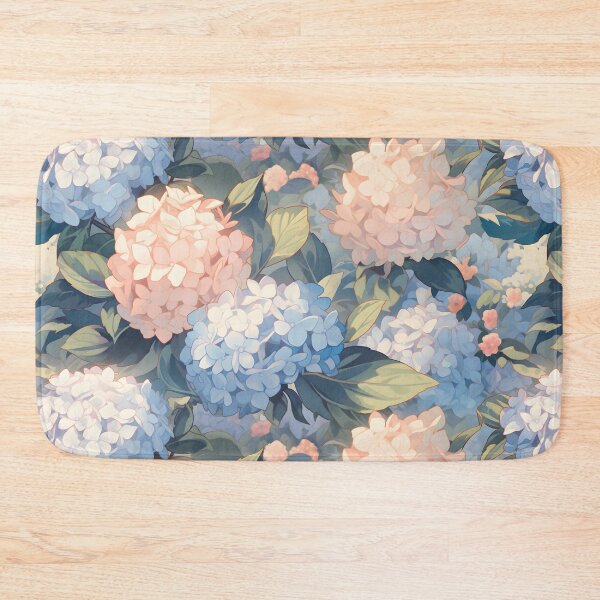 Item preview, Hydrangea floral pattern 2 designed and sold by SkyPouikPouik.