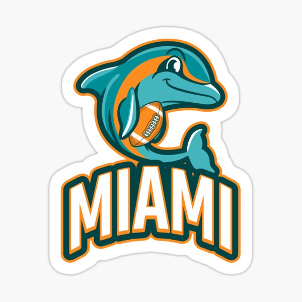 Miami Dolphins Stickers for Sale