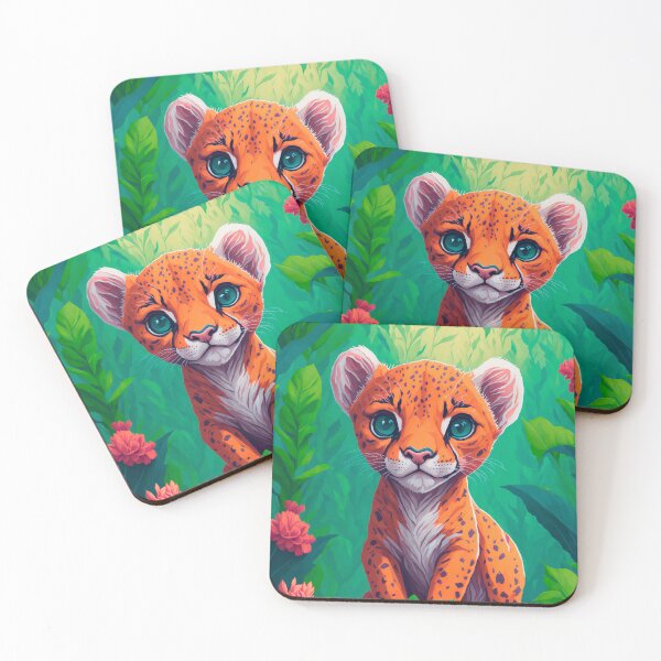 Item preview, Cute Baby Leopard In The Jungle designed and sold by Yoselin Moran.