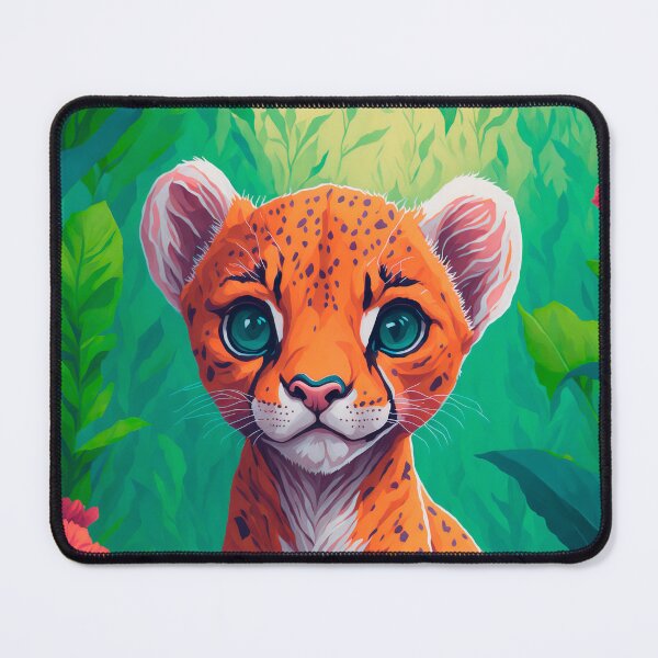 Item preview, Cute Baby Leopard In The Jungle designed and sold by Yoselin Moran.