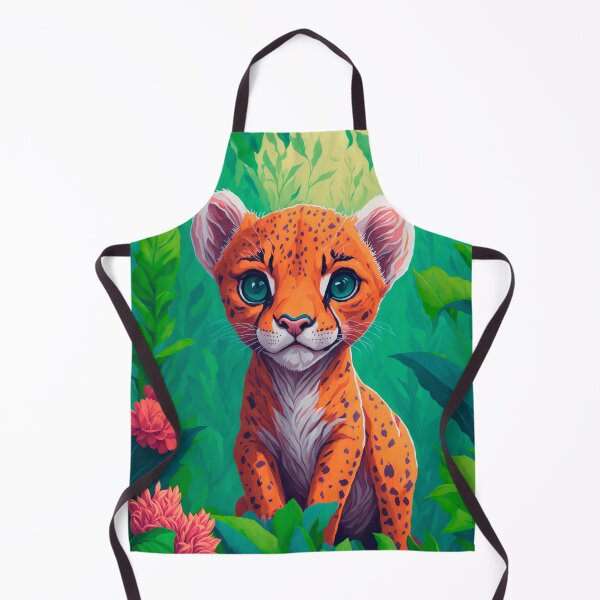 Item preview, Cute Baby Leopard In The Jungle designed and sold by Yoselin Moran.
