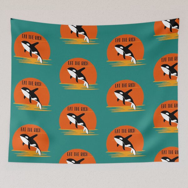 Item preview, Orca Eat the Rich designed and sold by toadsforall.