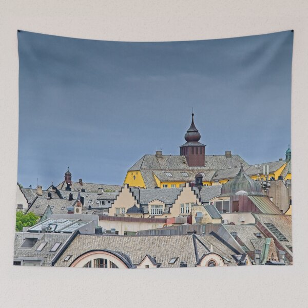 Item preview, Alesund Town Rooftops and Cityscape Norway designed and sold by Martyn R Arnold Fine Art Nature & Landscape Photography.