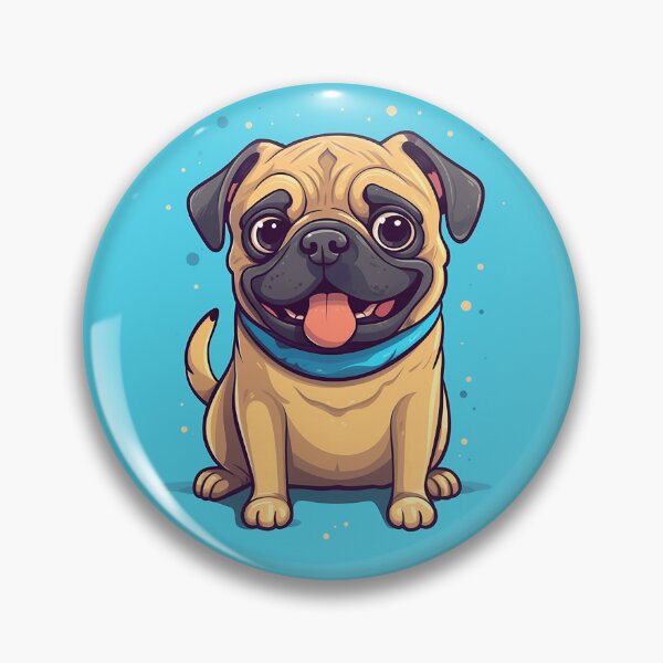 Item preview, Happy Pug Surfer designed and sold by Dog Lover.