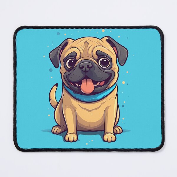 Item preview, Happy Pug Surfer designed and sold by Dog Lover.