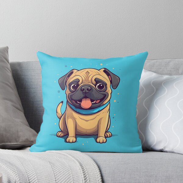 Item preview, Happy Pug Surfer designed and sold by Dog Lover.