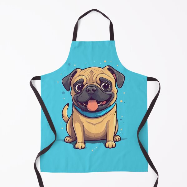 Item preview, Happy Pug Surfer designed and sold by Dog Lover.