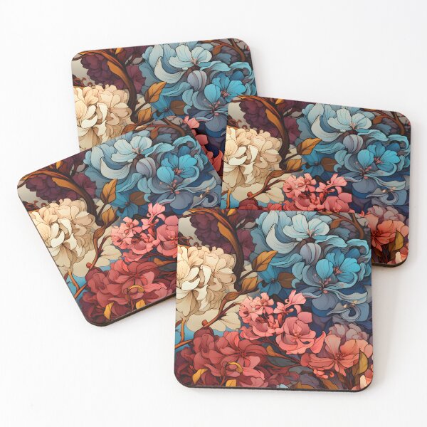 Aperçu de l'œuvre Motif fleuri d'hortensia 3 créée et vendue par SkyPouikPouik.