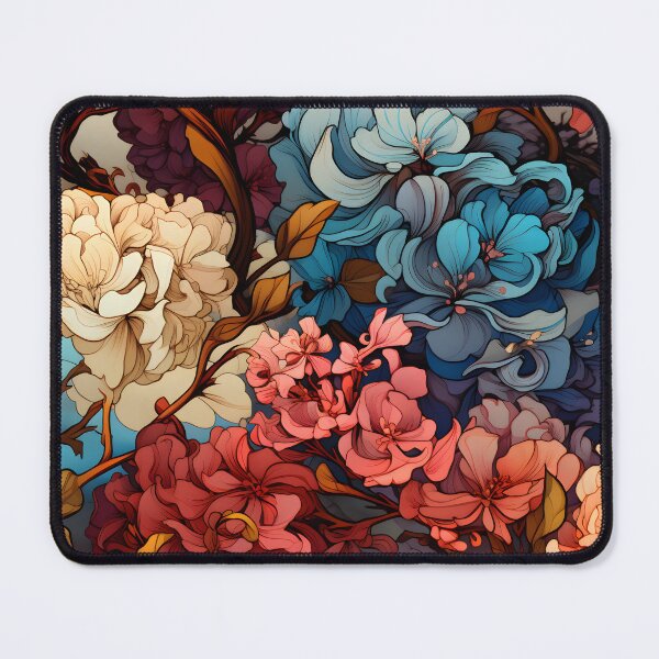 Item preview, Hydrangea floral pattern 3 designed and sold by SkyPouikPouik.