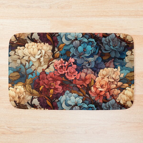 Item preview, Hydrangea floral pattern 3 designed and sold by SkyPouikPouik.