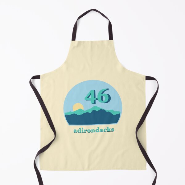 Item preview, Upstate New York Adirondack Skyline 46 High Peaks - Blue/Teal/Yellow designed and sold by emilyspencer.
