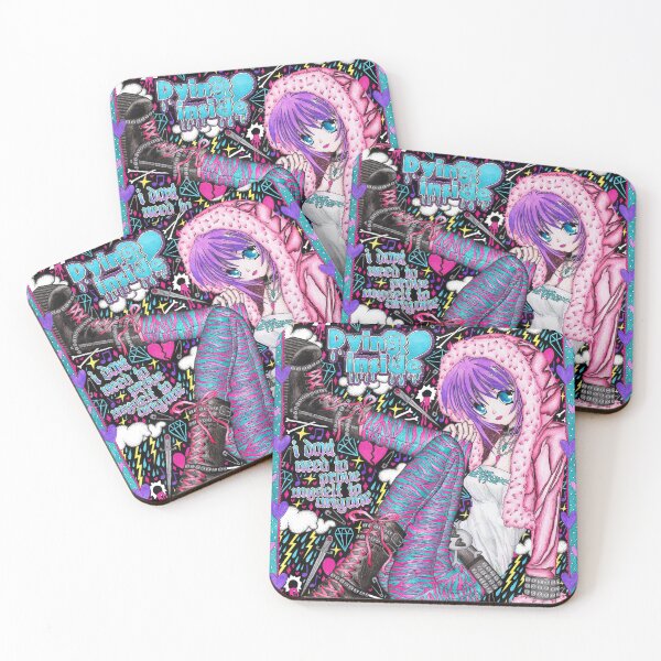 Item preview, Anime Girl ~ Dying Inside designed and sold by AnimeGirlsIRL.