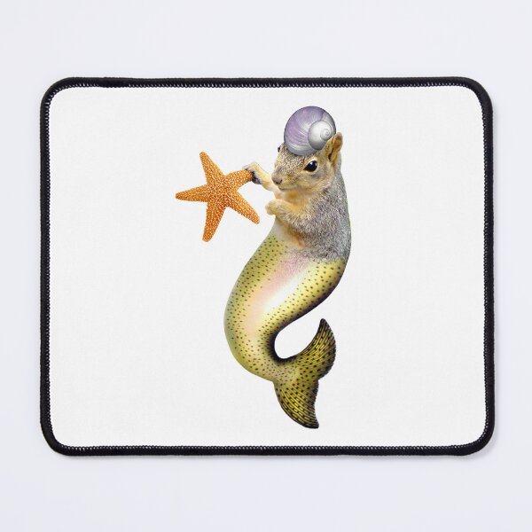 Item preview, Mermaid Squirrel designed and sold by catsclips.