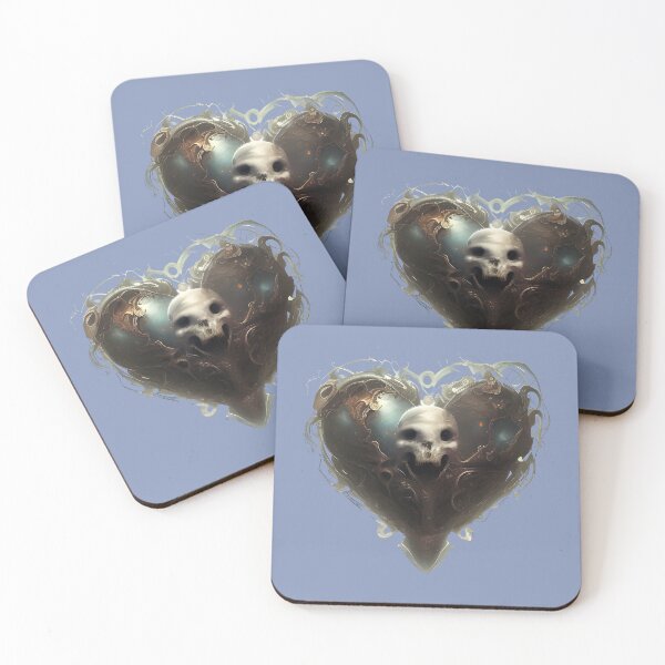 Item preview, Skull Heart  designed and sold by Digiheart.