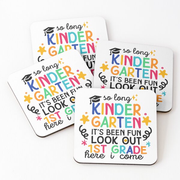 Item preview, So Long Kindergarten It's Been Fun Look Out 1st Grade Here I Come designed and sold by simmoredsign.