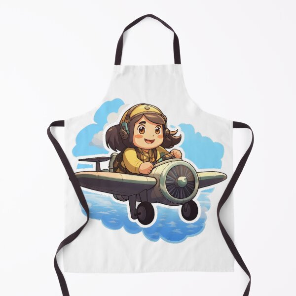 Item preview, Cute girl piloting an airplane on adventure designed and sold by ArtisticKevin.