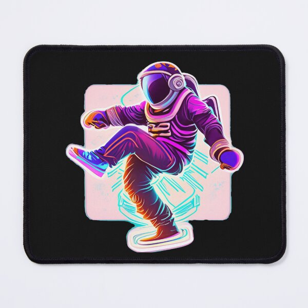 Item preview, tanzender dancing Astronaut cyberpunk designed and sold by Finity Atelier.