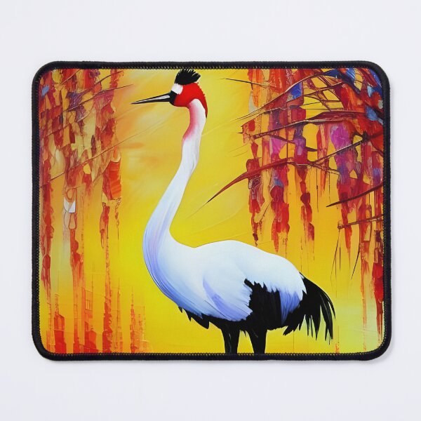 Item preview, Red Crowned Crane at Sunset designed and sold by Ameiva-Apparel.