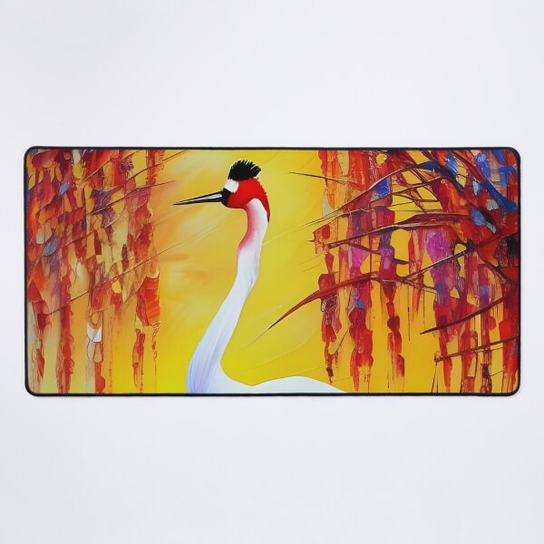 Item preview, Red Crowned Crane at Sunset designed and sold by Ameiva-Apparel.