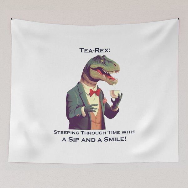 Item preview, Tea-Rex: Steeping Through Time with a Sip and a Smile! designed and sold by heringa.
