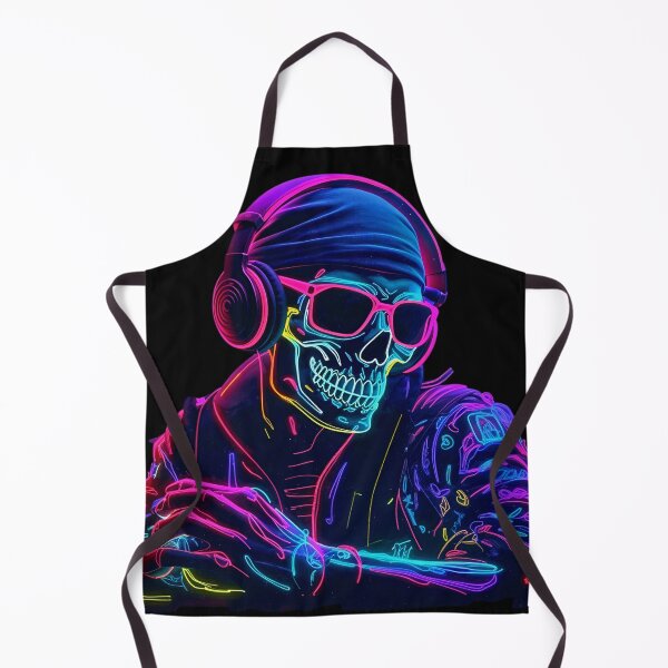 Item preview, Cool Skeleton DJ Wearing Beanie Halloween designed and sold by CoolHippoQuotes.